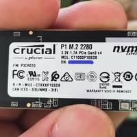 英睿达Crucial P1 SSD测评
