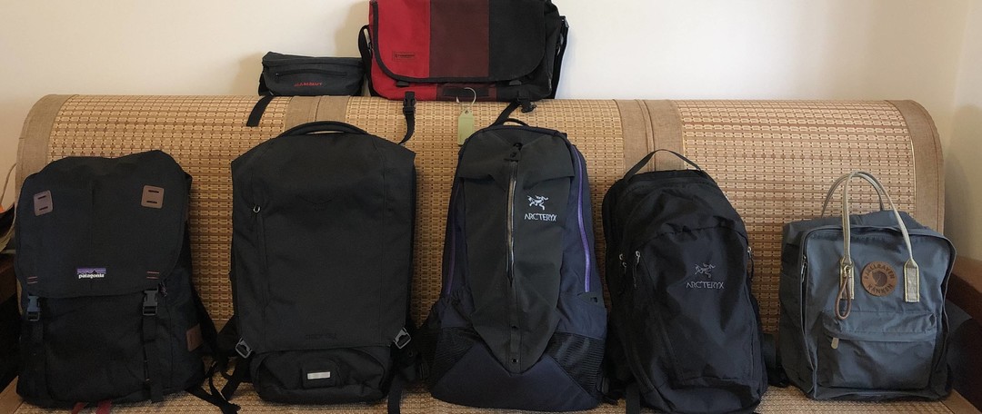 一年后，我留下了哪几款背包？