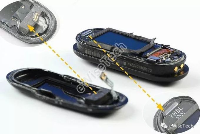 小米手环3 NFC版 详细拆解，手指大小主板排布多款芯片