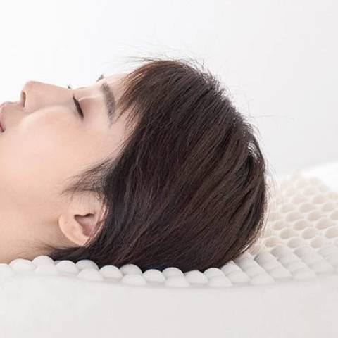 8小时睡眠有保障！8H天然乳胶舒压按摩枕Z3