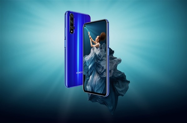 新潮翠色：HONOR 荣耀 20 手机推出蓝水翡翠配色并上架开售，2699元售价不变