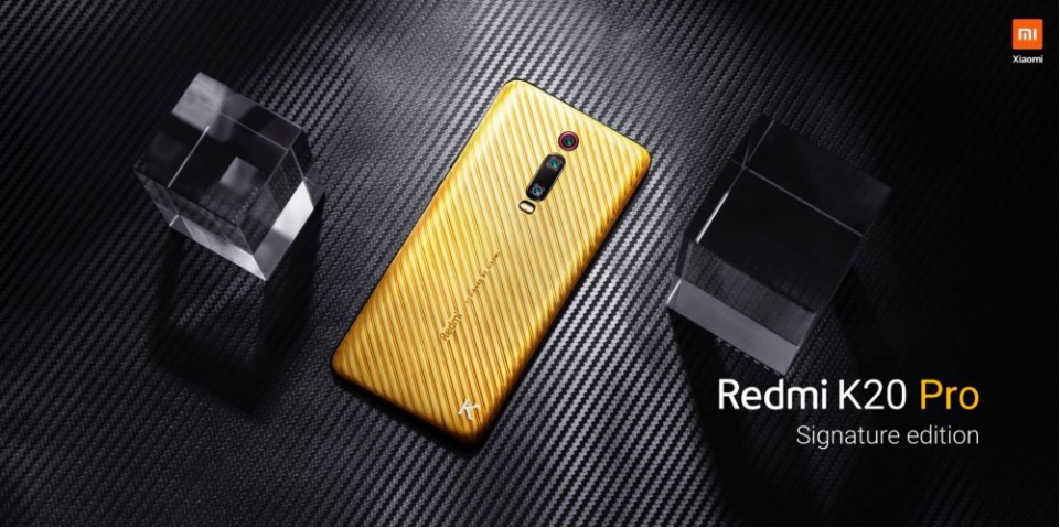 纯金镶钻、价近5万：Redmi 红米 K20 Pro 特别限定版在印度亮相