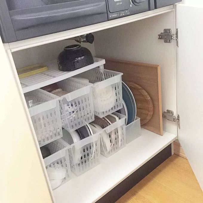 日本主妇的餐柜整理术简单到逆天,比你多收纳100件餐具,厨房还高颜有生活气!