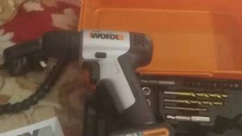 开箱试用：威克士家用手电钻wx120小型电动螺丝刀锂电池充电电钻