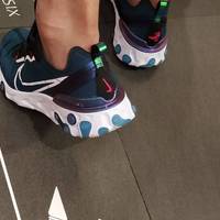 耐克 React Element 55 男款休闲运动鞋使用感受(脚感|透气|鞋舌)