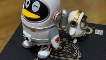 tencent腾讯20周年qq企鹅太空仔手办开箱