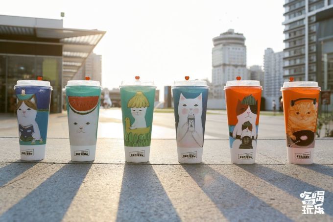 喵星人驾到!奈雪夏日新品清新来袭,速速来“吸”!