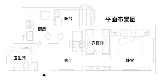 50㎡老公房螺蛳壳里做道场,衣帽间淋浴房一样不少