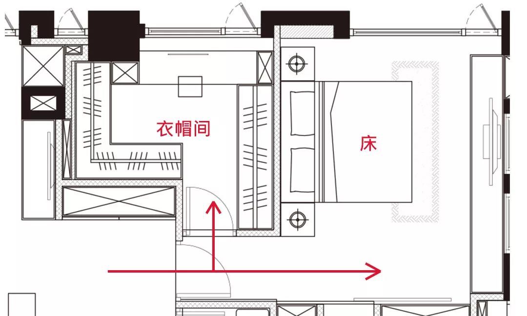 2.5㎡衣帽间的10种布局，看完才知道你家床铺、衣柜都摆错，白白浪费5平米！