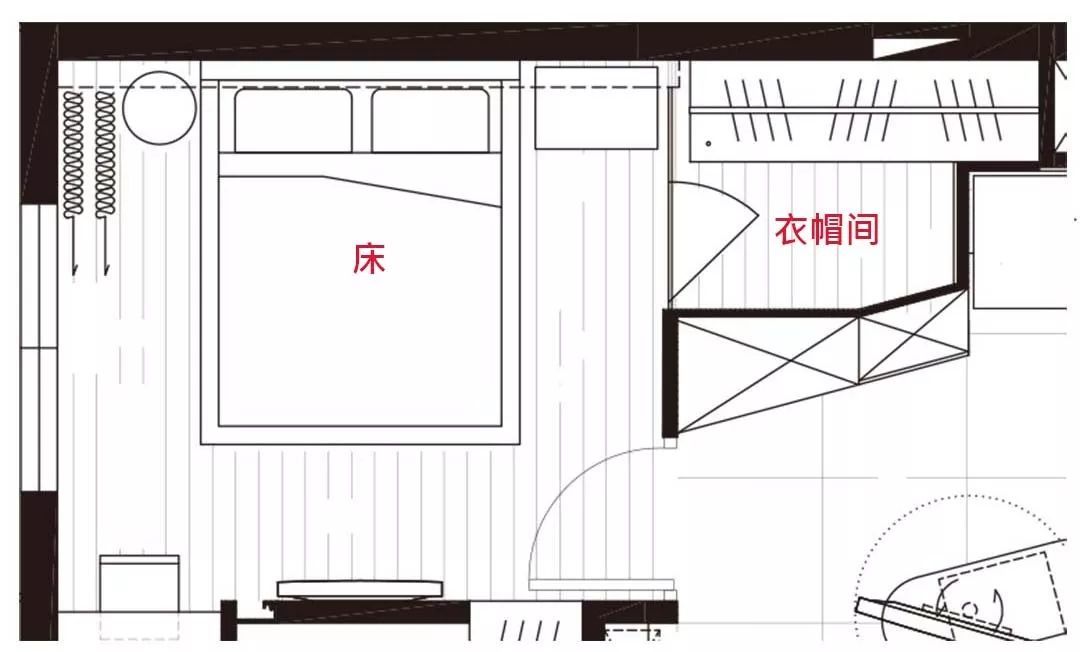 2.5㎡衣帽间的10种布局，看完才知道你家床铺、衣柜都摆错，白白浪费5平米！