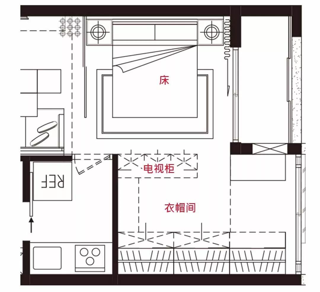 2.5㎡衣帽间的10种布局，看完才知道你家床铺、衣柜都摆错，白白浪费5平米！