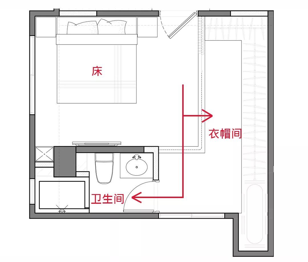 2.5㎡衣帽间的10种布局，看完才知道你家床铺、衣柜都摆错，白白浪费5平米！