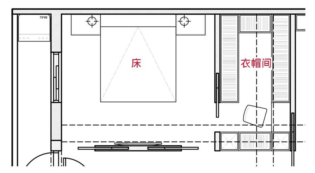 2.5㎡衣帽间的10种布局，看完才知道你家床铺、衣柜都摆错，白白浪费5平米！