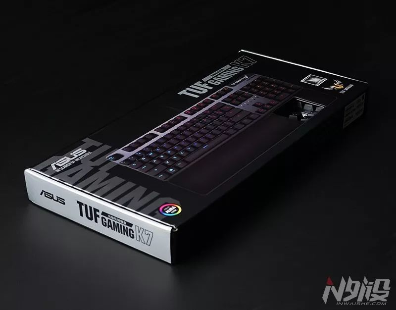 华硕TUF GAMING K7光轴机械键盘评测