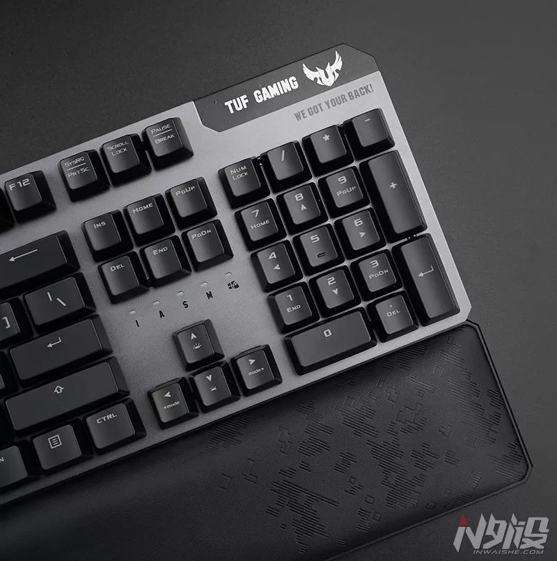 华硕TUF GAMING K7光轴机械键盘评测