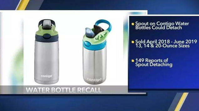 消费提示：Contigo紧急召回加拿大地区出售的儿童水瓶 表示该水瓶存在导致儿童窒息危险