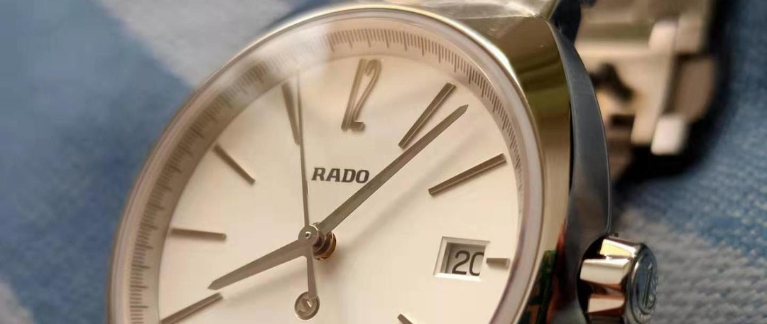 买只手表送领导RADO雷达38mm黑盘R15513153开箱