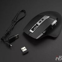 雷柏MT750 PRO多模无线鼠标外观展示(按键|外壳|滚轮|侧裙)