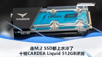 十铨CARDEA Liquid 512GB评测：连M.2 SSD都上水冷了