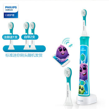 让孩子爱上刷牙----飞利浦HX6340儿童蓝牙电动牙刷