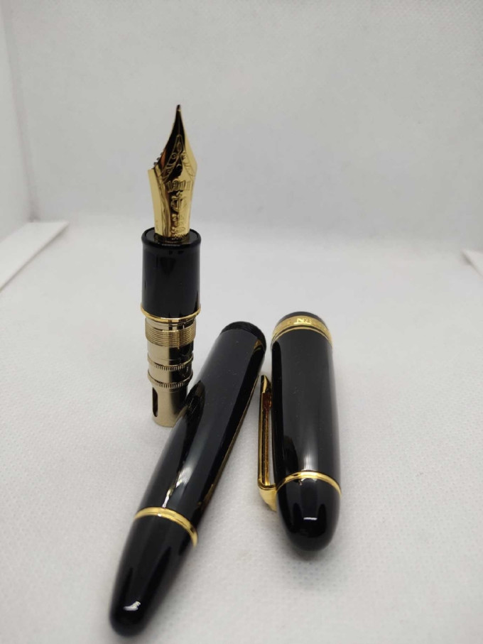 写乐笔王kop长刀研,21k金笔