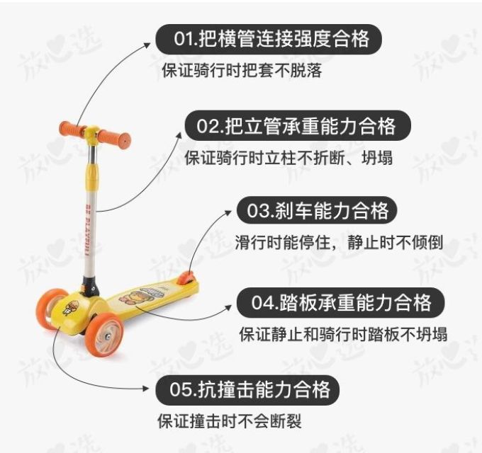 你买的滑板车可能害了孩子!12款大牌中竟有7款不合格!