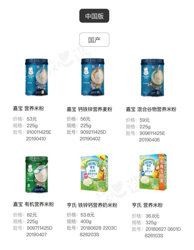 22款婴儿米粉评测 | 嘉宝、地球最好竟有安全隐患?