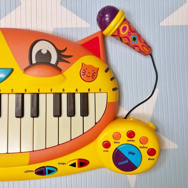 btoys比乐大嘴猫咪电子琴