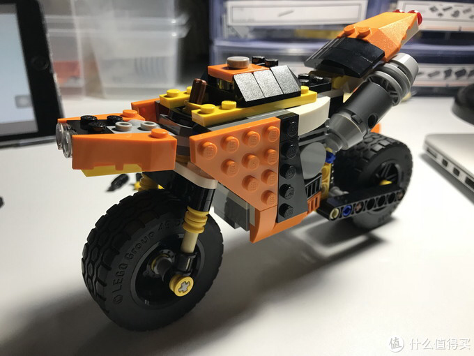 乐高三合一31059落日街头摩托车