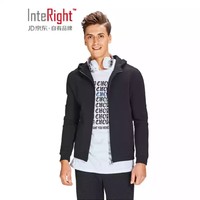 京东自有服饰品牌InteRight，针织连帽外套，开箱及试穿测评