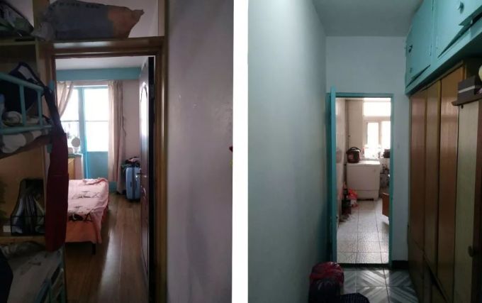 46㎡小户型一房改两房,2娃家庭全屋收纳才用到50%?!