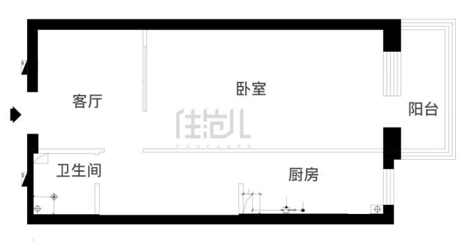 46㎡小户型一房改两房,2娃家庭全屋收纳才用到50%?!