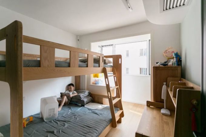 46㎡小户型一房改两房,2娃家庭全屋收纳才用到50%?!