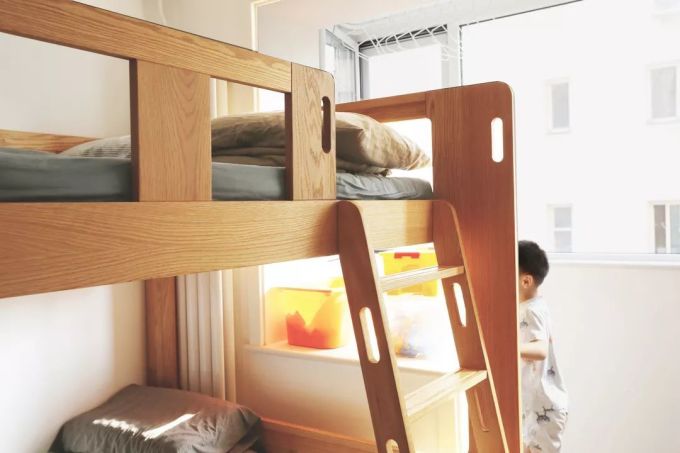 46㎡小户型一房改两房,2娃家庭全屋收纳才用到50%?!