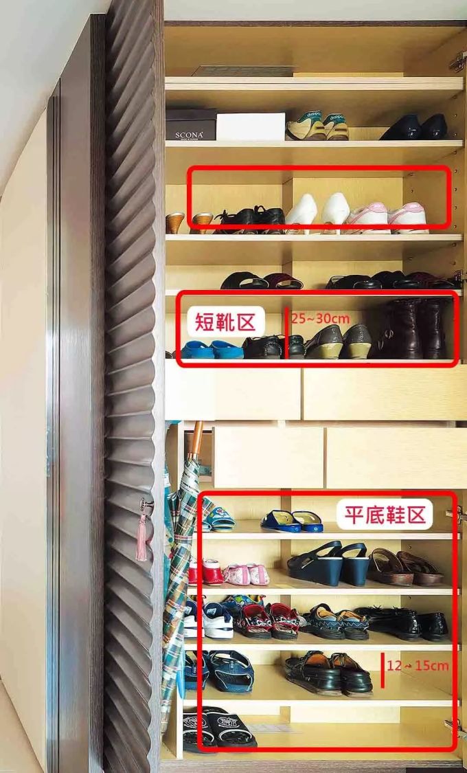 鞋柜、电视柜这样设计,收纳大5倍,还附柜体立面效果图,小户型速get!