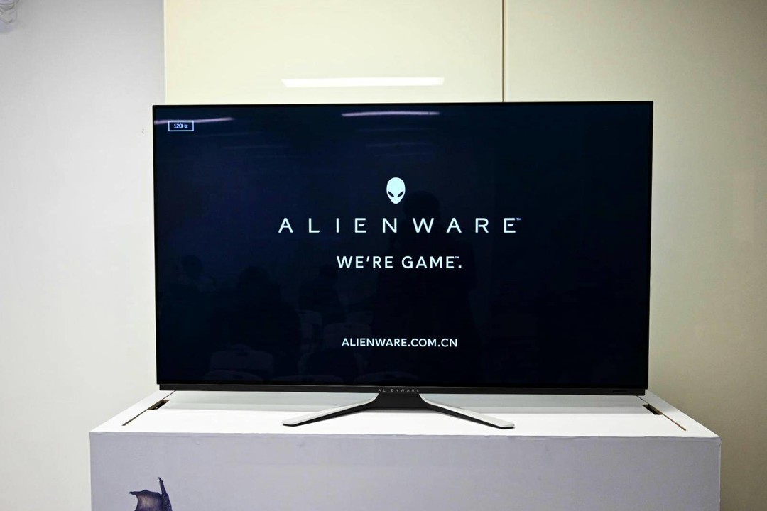 0.5ms响应、130000:1对比度：ALIENWARE 54.6英寸 OLED 4K游戏显示器 AW5520QF 发售