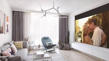 智能与家 篇九十九：【观点】客厅选大尺寸电视还是投影机？ 