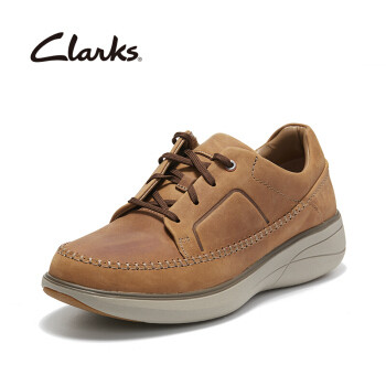 短暂的回归：Clarks Unrise Lace 休闲皮鞋 简单开箱+封箱·····