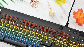 多彩键帽，颜高手感好，罗技G610彩色键帽机械游戏键盘