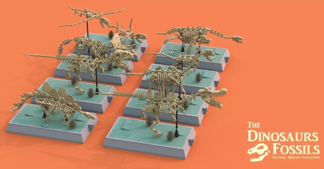 最新LEGO Ideas 21320 恐龙化石，乐高到底为我们准备了多少款？