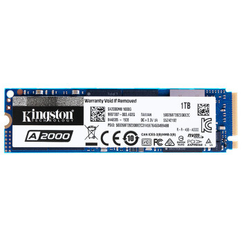 5年质保、送Tt散热片：Kingston 金士顿 A2000 M.2 SSD上架预售，256GB/512GB/1TB可选