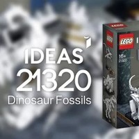 乐高发布2019年第五款IDEAS系列产品21320 恐龙化石