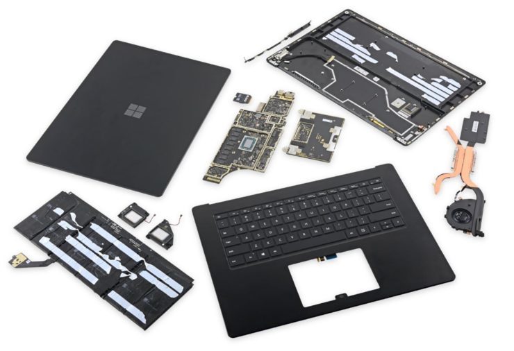 换SSD易，修电池难：iFixit 拆解 微软Surface Laptop 3
