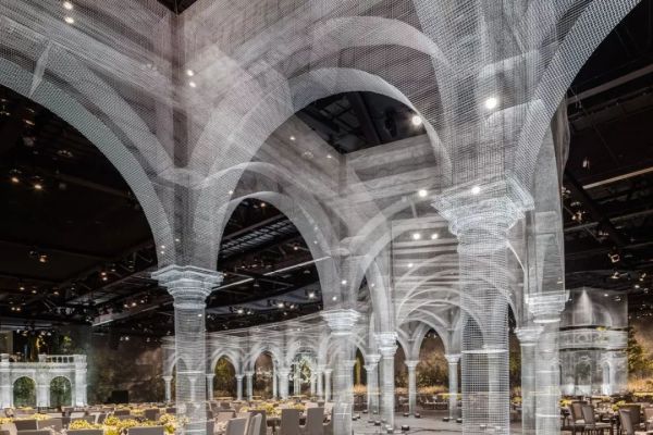 他用铁丝网打造出的惊人作品,比3D网格建模还牛!