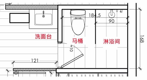 4㎡分离式卫生间的10种布局,二分离、三分离到四分离,小户型也做得到!