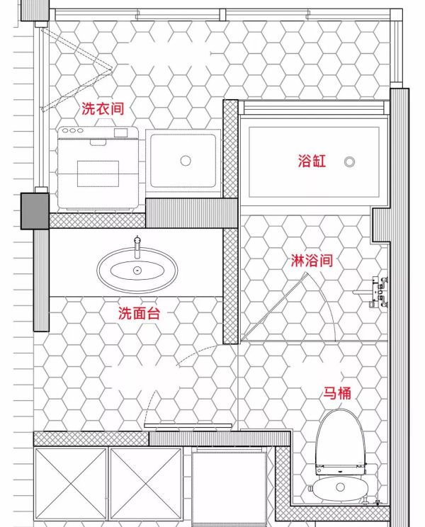 4㎡分离式卫生间的10种布局,二分离、三分离到四分离,小户型也做得到!