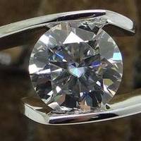 钻石与莫桑石应该怎么选 有人用莫桑石做婚戒吗