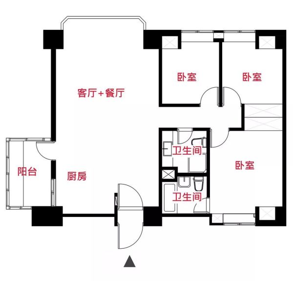86平两室两卫两阳台,他们推倒一室,换来衣帽间与大浴缸,生活极度舒适