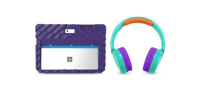 带JBL耳机和泡沫保护壳：Microsoft 微软 发布 Surface Go Kids Bundle 儿童套装