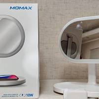 摩米士MOMAX无线充电美妆台灯镜使用体验